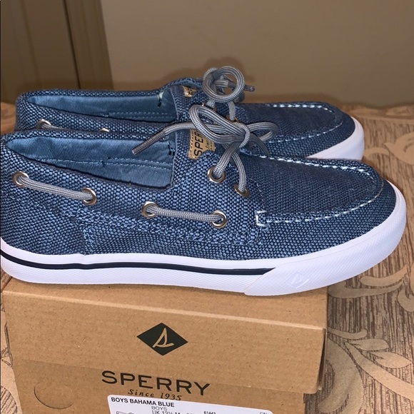 Sperry Bahama Blue~ youth 13.5 - Picture 5 of 8